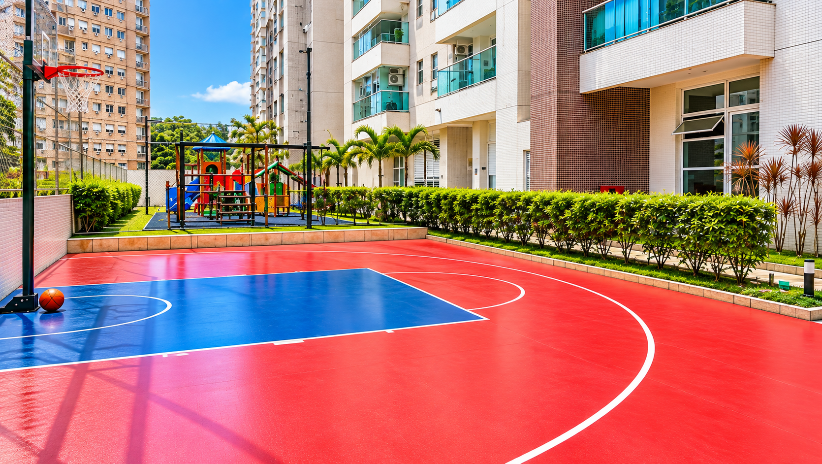 Quadra de basquete